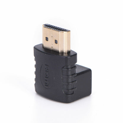 HDMI 270 Degree L Shaped Connector Cable Male to Female Adaptor Right Angle