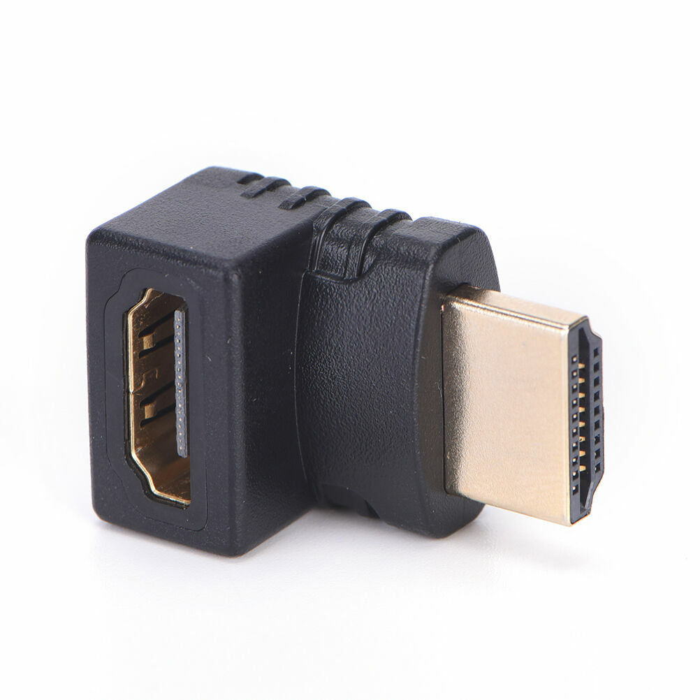 HDMI 270 Degree L Shaped Connector Cable Male to Female Adaptor Right Angle